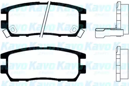 Комплект тормозных колодок (KAVO PARTS: BP-5513)