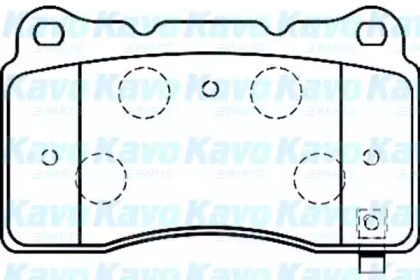 Комплект тормозных колодок (KAVO PARTS: BP-5539)