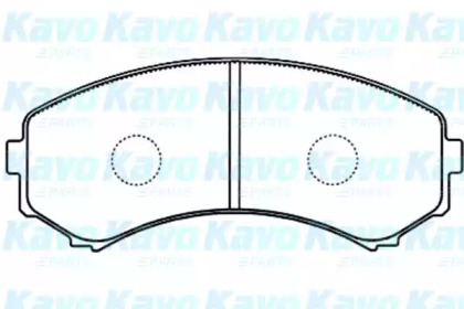 Комплект тормозных колодок (KAVO PARTS: BP-5545)