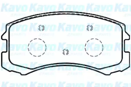 Комплект тормозных колодок (KAVO PARTS: BP-5546)