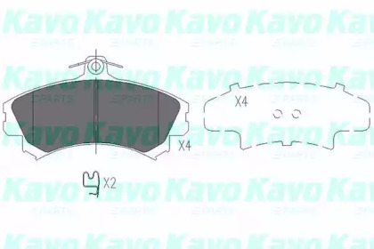 Комплект тормозных колодок (KAVO PARTS: BP-5553)