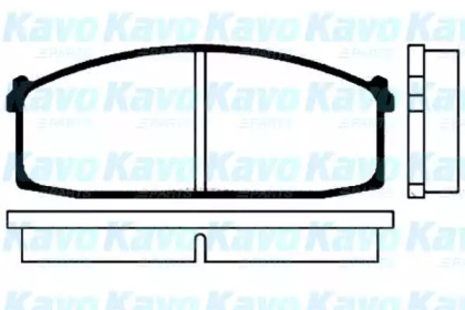 Комплект тормозных колодок (KAVO PARTS: BP-6501)