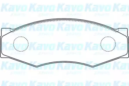 Комплект тормозных колодок (KAVO PARTS: BP-6505)