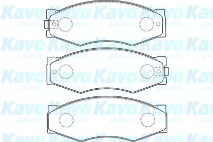 Комплект тормозных колодок (KAVO PARTS: BP-6506)