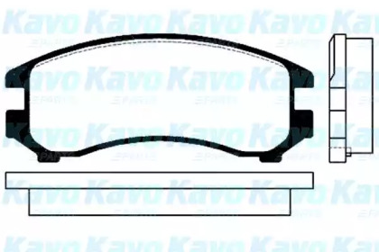 Комплект тормозных колодок (KAVO PARTS: BP-6511)