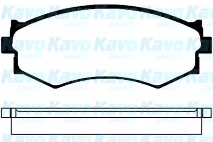 Комплект тормозных колодок (KAVO PARTS: BP-6514)