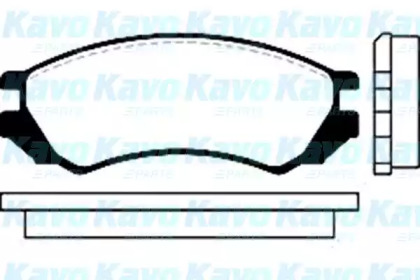 Комплект тормозных колодок (KAVO PARTS: BP-6516)