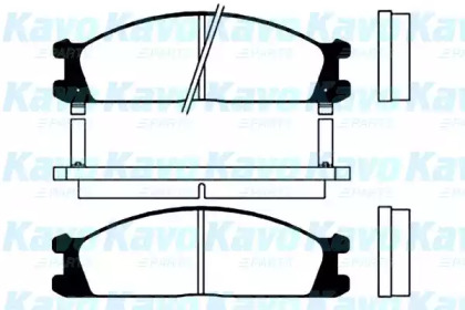 Комплект тормозных колодок (KAVO PARTS: BP-6520)