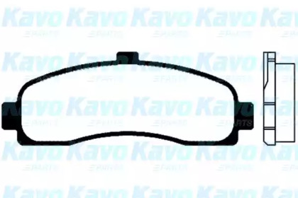 Комплект тормозных колодок (KAVO PARTS: BP-6525)