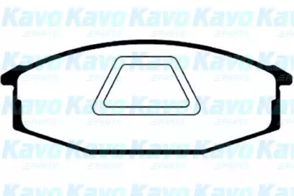 Комплект тормозных колодок (KAVO PARTS: BP-6534)