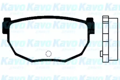 Комплект тормозных колодок (KAVO PARTS: BP-6541)