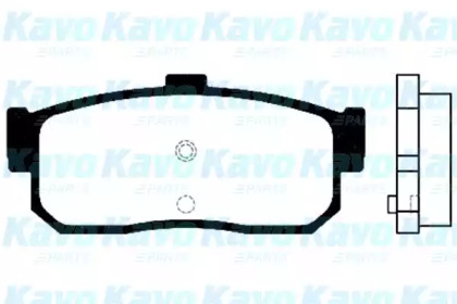 Комплект тормозных колодок (KAVO PARTS: BP-6549)