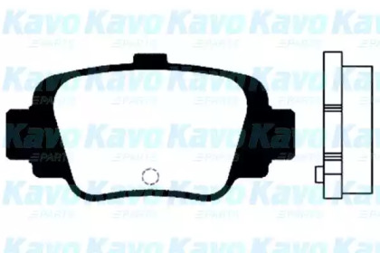 Комплект тормозных колодок (KAVO PARTS: BP-6551)