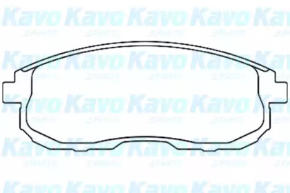 Комплект тормозных колодок (KAVO PARTS: BP-6566)