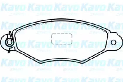 Комплект тормозных колодок (KAVO PARTS: BP-6577)