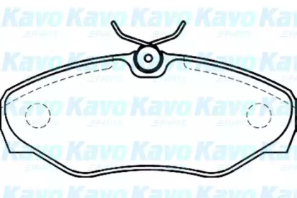 Комплект тормозных колодок (KAVO PARTS: BP-6579)