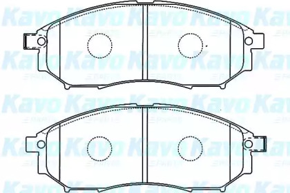 Комплект тормозных колодок (KAVO PARTS: BP-6583)