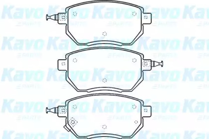 Комплект тормозных колодок (KAVO PARTS: BP-6593)