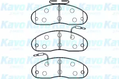 Комплект тормозных колодок (KAVO PARTS: BP-6598)