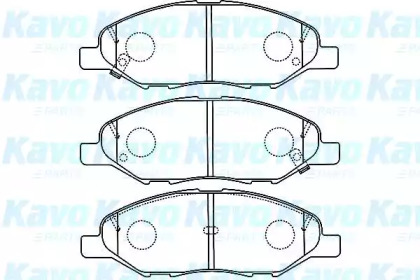 Комплект тормозных колодок (KAVO PARTS: BP-6599)