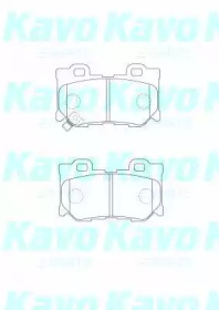 Комплект тормозных колодок (KAVO PARTS: BP-6607)