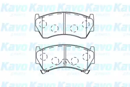 Комплект тормозных колодок (KAVO PARTS: BP-6618)