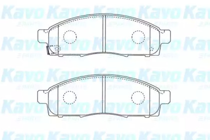 Комплект тормозных колодок (KAVO PARTS: BP-6631)