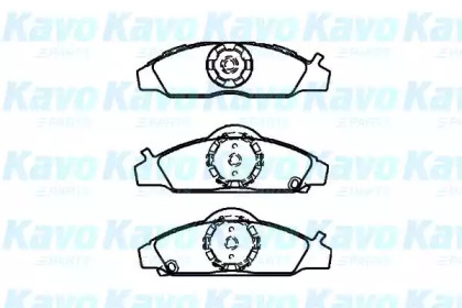 Комплект тормозных колодок (KAVO PARTS: BP-7505)