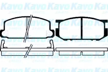 Комплект тормозных колодок (KAVO PARTS: BP-8000)