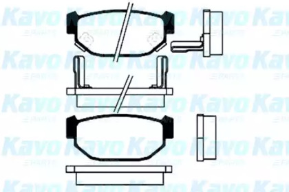 Комплект тормозных колодок (KAVO PARTS: BP-8002)