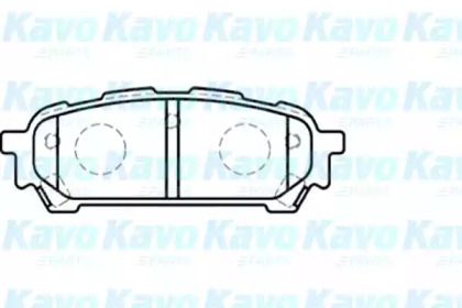 Комплект тормозных колодок (KAVO PARTS: BP-8019)