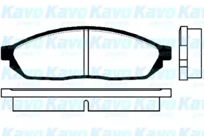 Комплект тормозных колодок (KAVO PARTS: BP-8500)