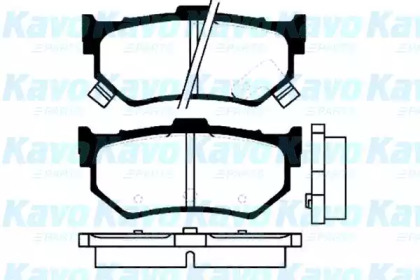 Комплект тормозных колодок (KAVO PARTS: BP-8514)