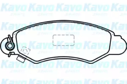 Комплект тормозных колодок (KAVO PARTS: BP-8520)