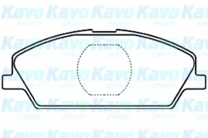 Комплект тормозных колодок (KAVO PARTS: BP-8521)