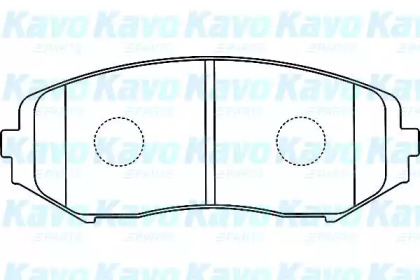 Комплект тормозных колодок (KAVO PARTS: BP-8528)