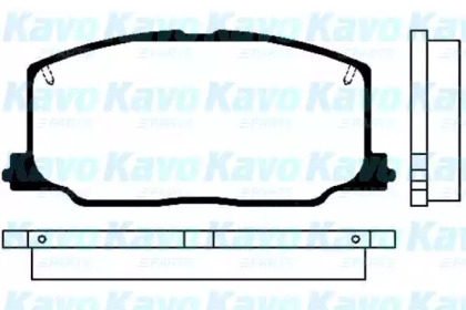 Комплект тормозных колодок (KAVO PARTS: BP-9012)