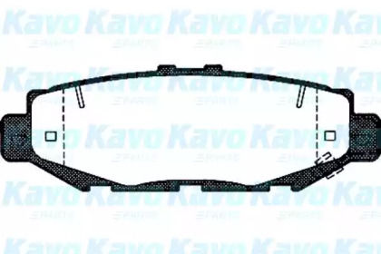 Комплект тормозных колодок (KAVO PARTS: BP-9055)