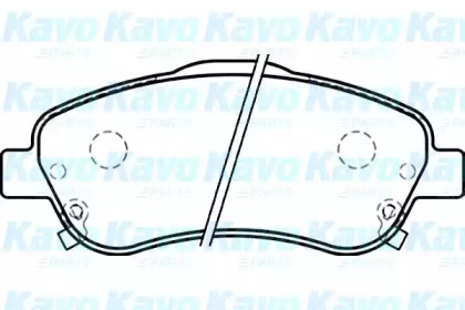 Комплект тормозных колодок (KAVO PARTS: BP-9082)