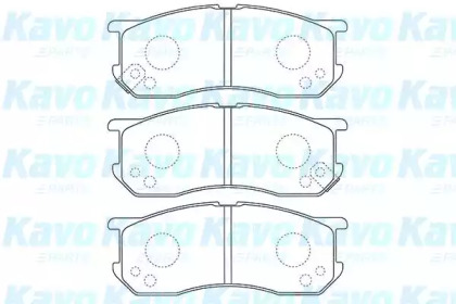 Комплект тормозных колодок (KAVO PARTS: BP-9119)