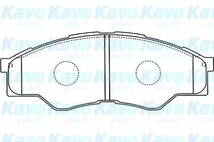 Комплект тормозных колодок (KAVO PARTS: BP-9126)