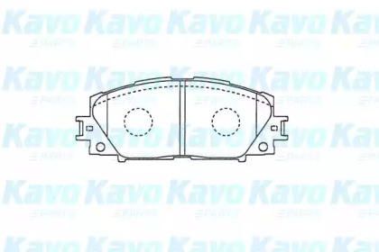 Комплект тормозных колодок (KAVO PARTS: BP-9136)