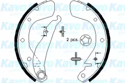 Комлект тормозных накладок (KAVO PARTS: BS-1400)