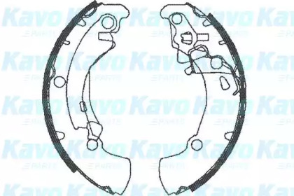 Комлект тормозных накладок (KAVO PARTS: BS-1909)