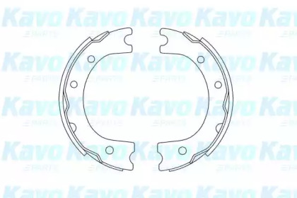 Комлект тормозных накладок (KAVO PARTS: BS-1924)