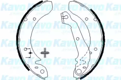 Комлект тормозных накладок (KAVO PARTS: BS-3400)