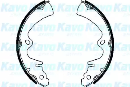 Комлект тормозных накладок (KAVO PARTS: BS-5402)