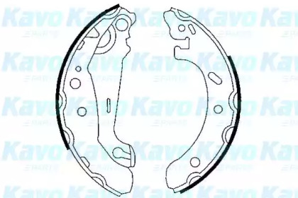 Комлект тормозных накладок (KAVO PARTS: BS-5416)