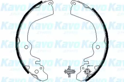 Комлект тормозных накладок (KAVO PARTS: BS-6407)