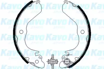 Комлект тормозных накладок (KAVO PARTS: BS-6408)